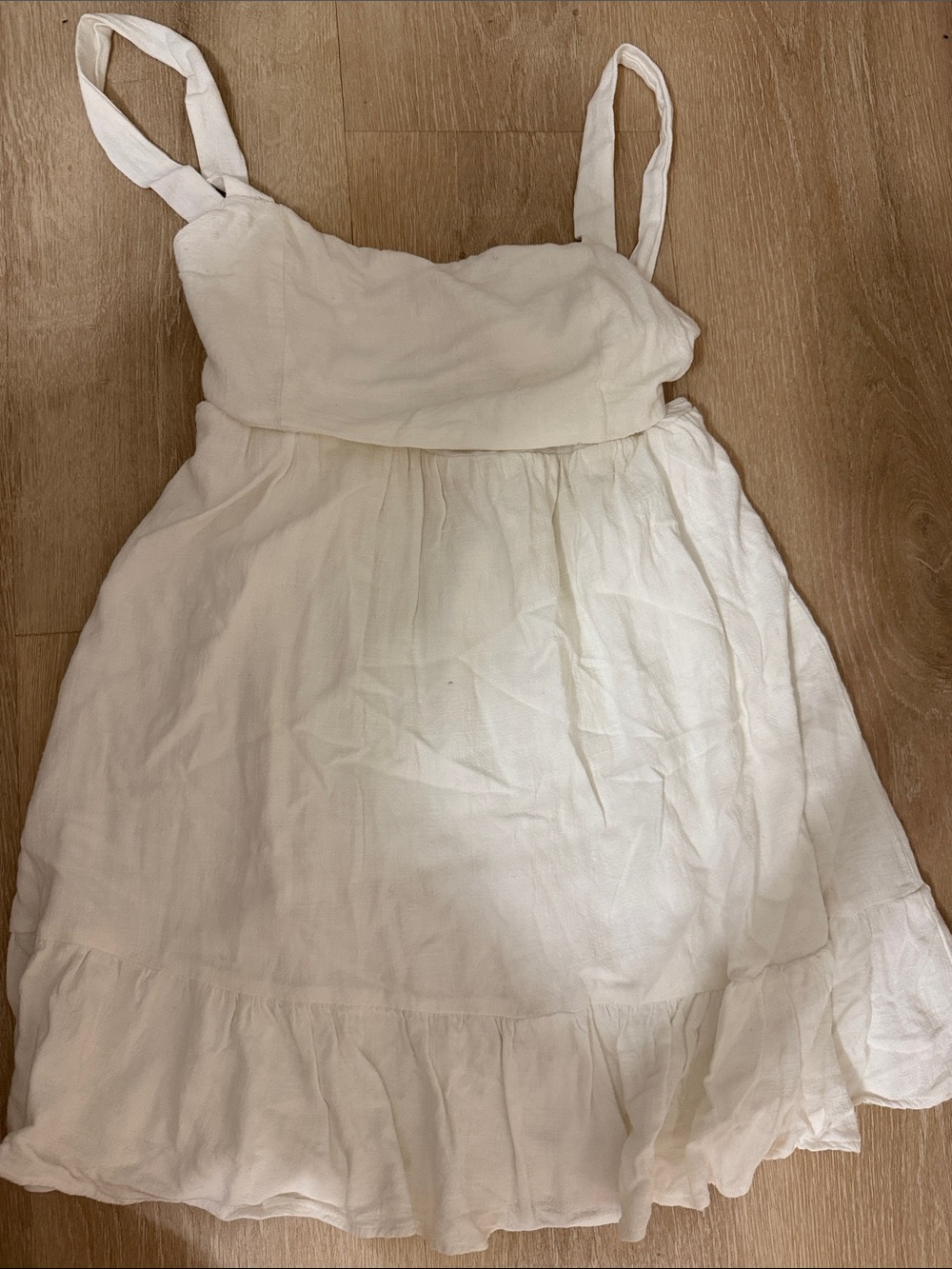 Altar'd State White Spaghetti Strap Sundress